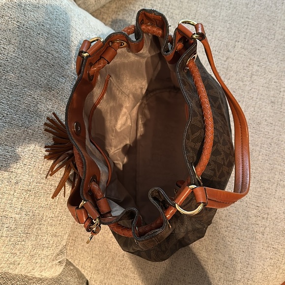 Michael Kors 8870427223182722318 Jet Set Tote Brown Handbag - Picture 6 of 10